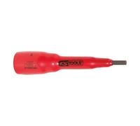 KS Tools Douille tournevis 1/2" avec revêtement isolant pour vis à six pans creux, 4 mm, longueur 118 mm Quantité:1