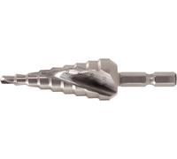 KS TOOLS embout de foret étagé 1/4" HSS,Ø 4-30mm, 14 étages 330.2383