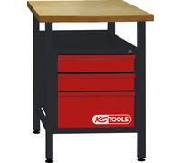 KS TOOLS Etabli avec 3 tiroirs, H840xL600xP600mm ( 865.0010 )