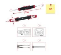 KS Tools Extracteur universel de cosses pour connecteur plat et cosses Faston 2,8-6,3mm Quantité:1