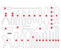 KS TOOLS Garniture vide en mousse pour 821.0034 ( 821.0034-97 )