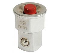 KS Tools Gear avec anneau Stop Douille adaptateur, 1/2``X 19mm, 503.4998