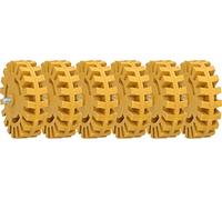 KS TOOLS Gomme pour film plastique avec lamelles, pack de 6 ( 515.1369 )