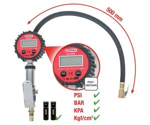 KS Tools Gonfleur de pneus numérique à air comprimé,0-14bar