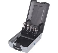 KS TOOLS HSS Co 5 Jeu de fraises coniques à ébavurer, cassette plastique 6 pces ( 336.0456 )