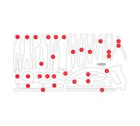 KS TOOLS Garniture vide en mousse pour 813.0030 - 813.0030-97