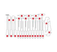 KS Tools Insert en mousse pour le 813.0042 KS Tools Quantité:1