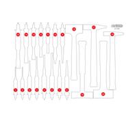 KS TOOLS Garniture vide en mousse pour 811.0020 ( 811.0020-97 )