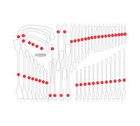 KS Tools Insert en mousse vide pour 811.0051 KS Tools Quantité:1