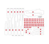 KS Tools Insert en mousse vide pour 811.0105 KS Tools Quantité:1