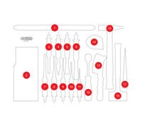 KS Tools Garniture en mousse vide pour 811.1017