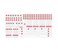 KS TOOLS Garniture vide en mousse pour 813.0120 ( 813.0120-97 )
