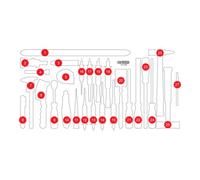 KS TOOLS Garniture vide en mousse pour 813.1036 ( 813.1036-97 )