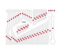 KS Tools Insert en mousse vide pour 821.0076 KS Tools Quantité:1
