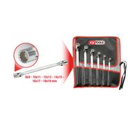 KS Tools Jeu de 6 clés à douilles articulées KS Tools 18x19 mm Quantité:1