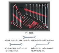 KS Tools Jeu de clés, 35 pièces, 1/1 insert système - 711.3035