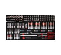 KS Tools Jeu de douilles 1/2" en mousse, 120 pièces