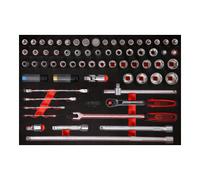 KS Tools Jeu de clés à douille 1/2" dans insert en mousse, 66 pcs KS Tools Quantité:1