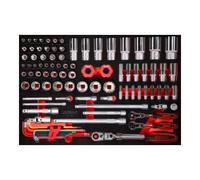 KS Tools Jeu de clés à douille 1/4'' + 3/8'' + 1/2'' dans insert en mousse, 92 pcs, en pouces KS Tools Quantité:1