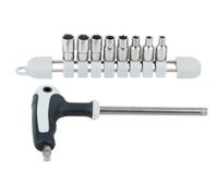 KS Tools Jeu de clés à douille EDELSTAHL, 9 pcs. Quantité:1