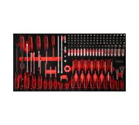 KS Tools Jeu de clés à douille et de tournevis 1/4" dans insert en mousse, 146 pcs KS Tools Quantité:1