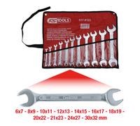 KS Tools Jeu de clés à fourche, 11 pcs., 6x7-30x32mm Quantité:1