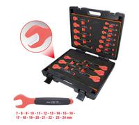 KS Tools Jeu de clés à fourche avec gaine isolante KS Tools, 18 pcs Quantité:1