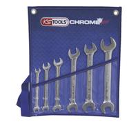 KS Tools Jeu de clés à fourche CHROMEplus, 6 pcs. Quantité:1