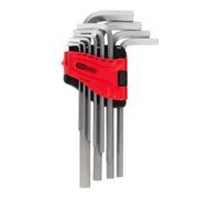 KS TOOLS Jeu de clés mâles coudées à 6 pans intérieurs, support rabattable10 pcs1/16-3/8 151.5060