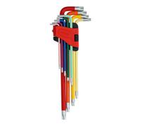 KS Tools Ensemble de tournevis coudés 151.4760 – Torx extra-longues T10–T50, 9 pièces