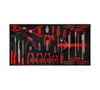 KS Tools Jeu de clés mâles coudées à poignée en T et de pinces dans insert en mousse, 24 pcs KS Tools Quantité:1