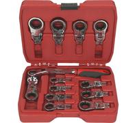 KS TOOLS Jeu de clés mixtes à cliquet, 13 pièces 503.4820
