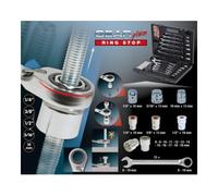 KS Tools Jeu de clés mixtes à cliquet KS Tools GEARplus RINGSTOP 30 pièces avec adaptateurs Quantité:1