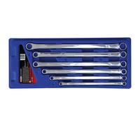 KS Tools Jeu de clés polygonales doubles 518.0800 – Acier chrome-molybdène 2060 g, 6 pièces