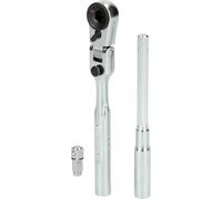 KS TOOLS jeu de cliquets réversibles à embouts articulés 1/4", douilles +