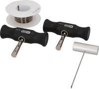 KS TOOLS Jeu de coupe-fil avec fil de coupe carré 4 pièces - 140.2250
