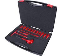 KS TOOLS jeu de douilles 1/2" avec outils isolés, 15 pces 117.1883