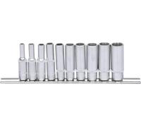 KS TOOLS jeu de douilles 1/4" 12 pans, longues, 10 pces 917.0630