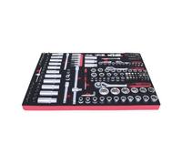 KS Tools Jeu de douilles, 179 pces en 1/1 système 1/4"+3/8"+1/2