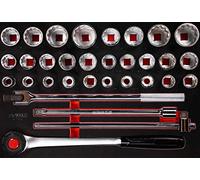 KS TOOLS jeu de douilles 3/4'' en mousse, 32 pièces 811.0032