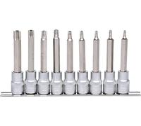 KS TOOLS Jeu de douilles à embout 1/2", long, 9 pces, TB20-TB60 avec perçage frontal ( 917.1790 )