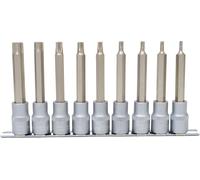 KS TOOLS Jeu de douilles à embout 1/2" Torx long 9 pces T20-T60 - 911.1520