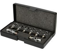 KS Tools Jeu de douilles à embout 1/4" CHROMEplus articulées TX 8 pièces T8-T40 917.1490