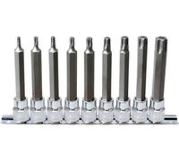 KS TOOLS jeu de douilles à embout 3/8" Torx, alésage, long, 9 pcesTB20-TB60