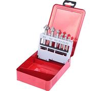KS TOOLS Jeu de fraises coniques et à ébavurer HSS, cassette en tôle d'acier 6 pces ( 336.0406 )