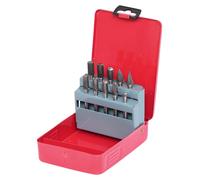 KS Tools Jeu de fraises sur tige HM, cassette en tôle d'acier, 10 pces, 515.3210