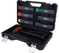 KS TOOLS Jeu de pinces à riveter manuelles 3 en 1, 12 pièces ( 150.9850 )