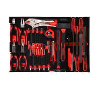 KS Tools Jeu de pinces, marteaux et burins dans insert en mousse, 33 pcs KS Tools Quantité:1