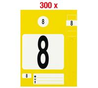 KS Tools Jeu de porte-clés, jaune, 300 pièces
