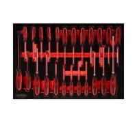 KS Tools Jeu de tournevis dans insert en mousse, 24 pcs KS Tools Quantité:1